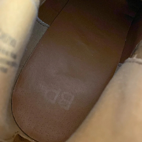 BP Boots Womens 8.5 Tan Genuine Leather Suede‎ Ankle Booties Nordstrom - Picture 8 of 14